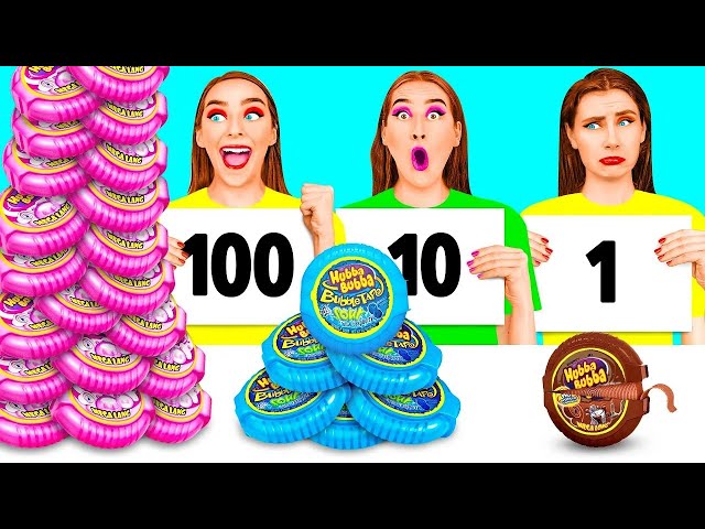 100 Schichten Nahrung Challenge | Lustige Essenssituationen von 4Teen Challenge