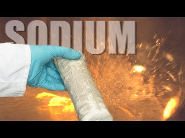 Sodium v Water (slow motion) - Periodic Table of Videos