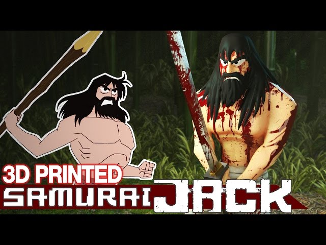 Samurai Jack - 3D Printing and Animating Season 5 Samurai Jack