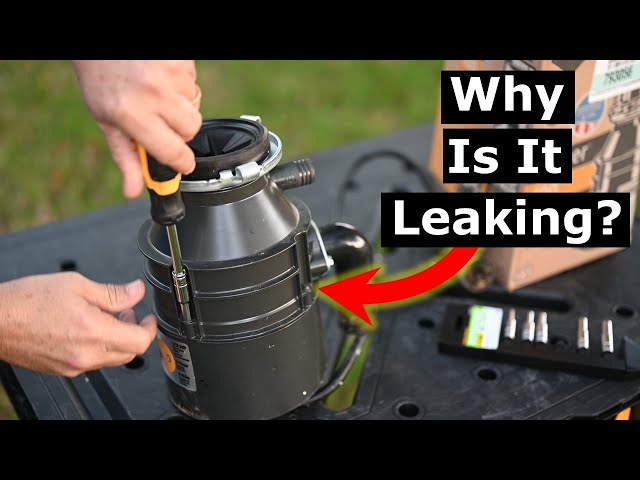 Why Your Garbage Disposal Leaks From Bottom: Disassembly