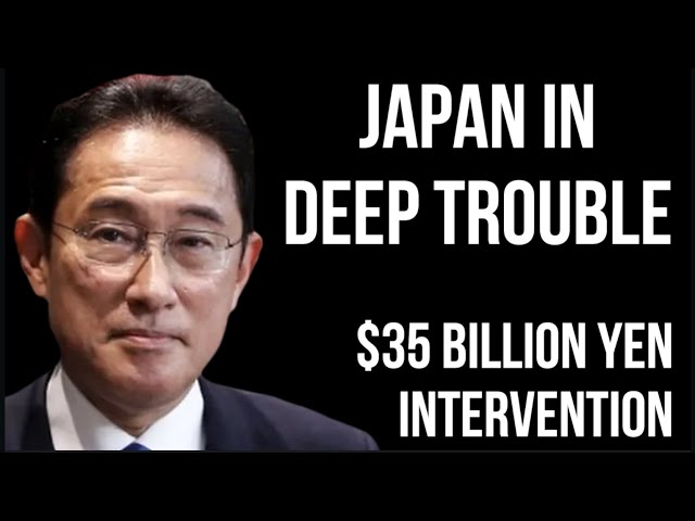 JAPAN in Deep Trouble as Yen Crashes in Value & Central Bank Spends $35 Billion Supporting Value