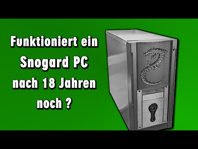 Aluminium PC von Snogard - als es noch kein Windows 11 gab 🤨️ einfach repariert