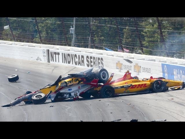 IndyCar 2019 All Crashes Compilation