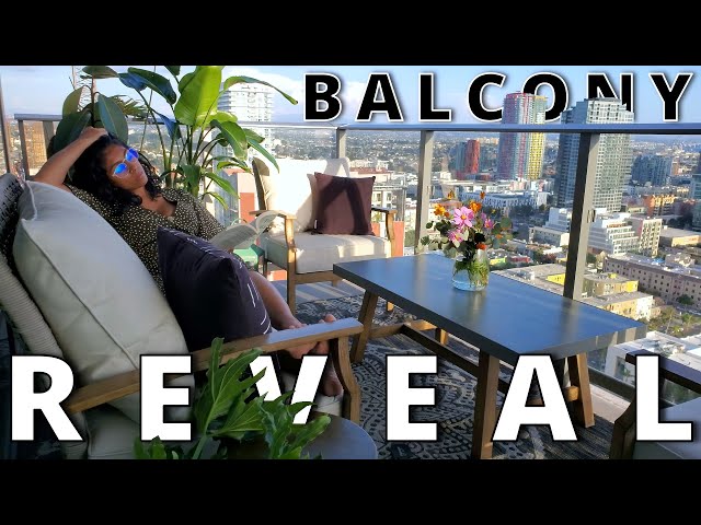 San Diego Apartment Makeover | Balcony