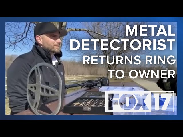 Metal Detectorist Shows Off Treasures & Shares Stories Of Returned Rings