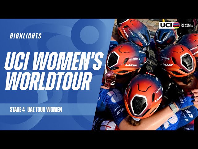 Stage 4 - UAE Tour Women Highlights | 2024 UCI Women's WorldTour