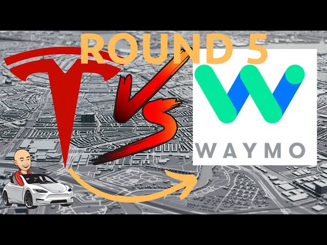 Tesla FSD Beta VS Waymo One Robotaxi | ROUND 5