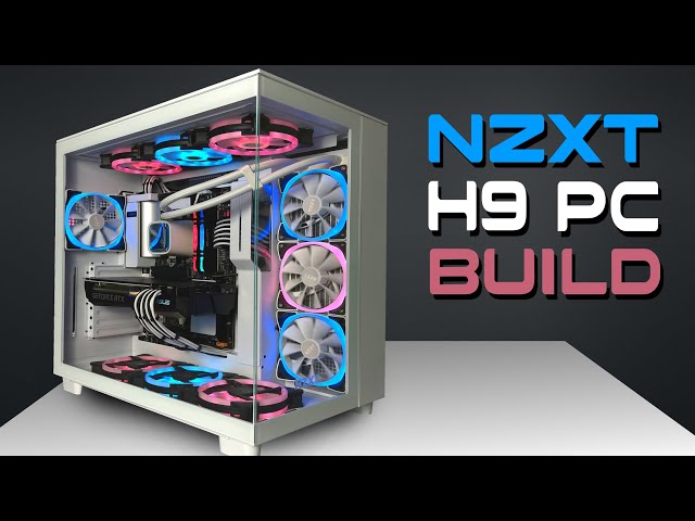 NZXT H9 Flow ASMR PC Build (No Talking ASMR)