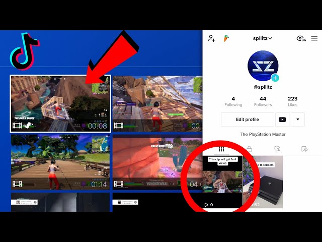 How to SEND PS4 CLIPS TO TIK TOK (EASY METHOD)