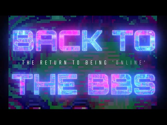 Back to the BBS - Part one: The return to being online