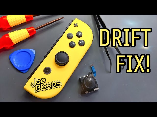 Right JoyCon drift fix - how to easily replace the thumbstick