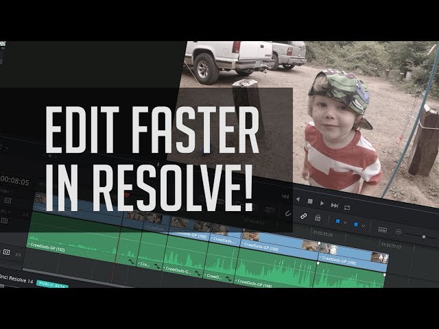 Tips to Edit Faster in Resolve 14 - DaVinci Resolve Tutorial