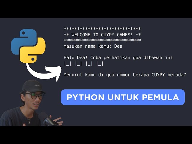 SESI 1: Belajar Python | Prakter Dasar