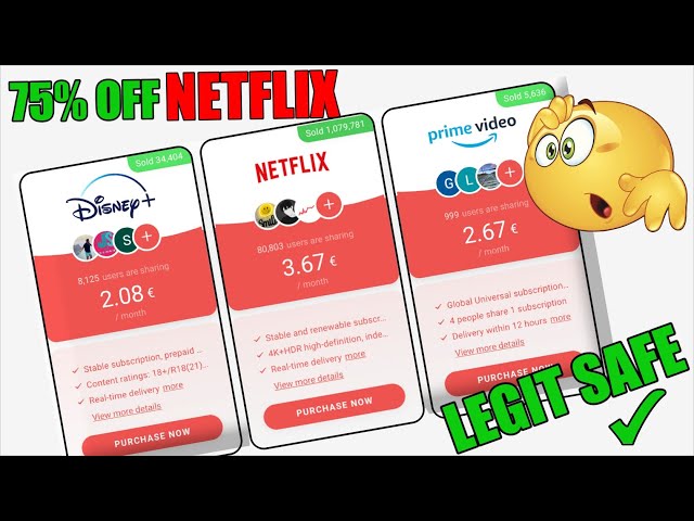 75% OFF Netflix UHD 4K - Legit and Safe - GamsGO - The BEST!