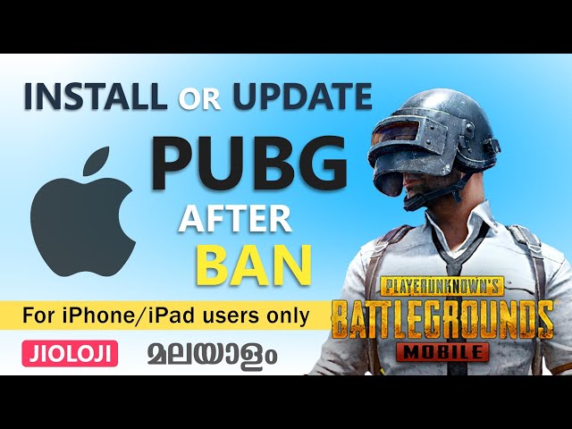 Install PUBG after Ban in iPhone or iPad | Simple trick | Malayalam | Apple | JIOLOJIST