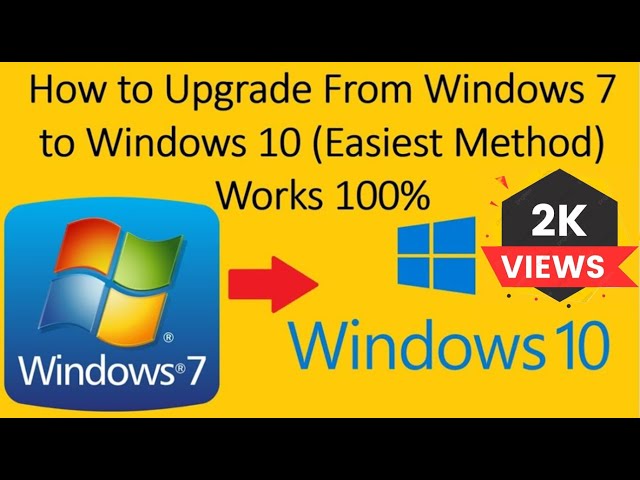 How to Upgrade Windows7 to Windows10 PRO Works 100% With Product Key 100% Working Activation In 2024