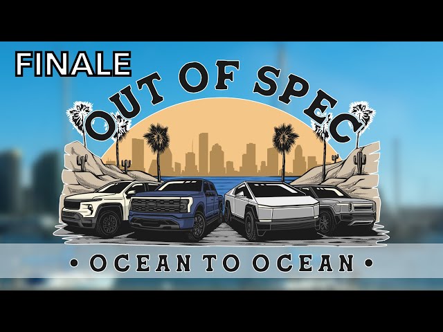 Ocean 2 Ocean In Electric Trucks! Rivian, Cybertruck, Lightning, & Silverado Race To The Finish Line