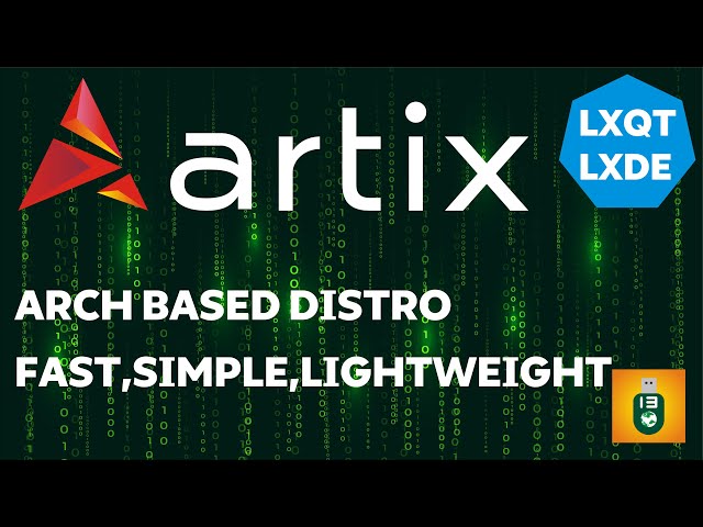 A quick look at artix LXQT and LXDE