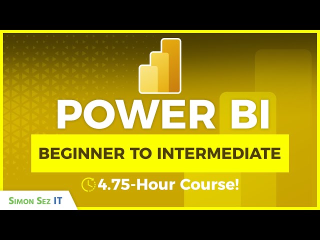 Microsoft Power BI Beginner to Intermediate Course: 4+ Hours Data Visualization Training