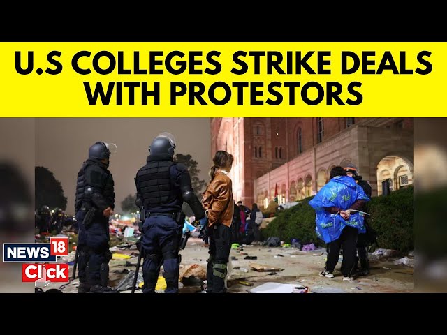 Striking Deals To End Campus Protests, Some Colleges Invite Discussion Of Their Investments | G18V