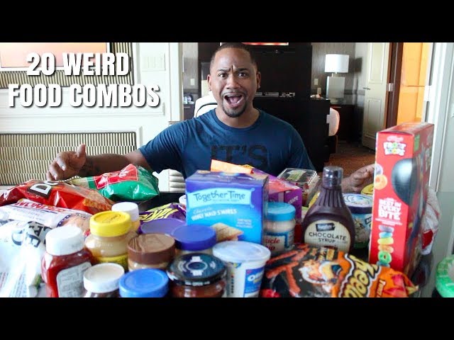 Trying 20 WEIRD Food Combos People Reccomended | Alonzo Lerone