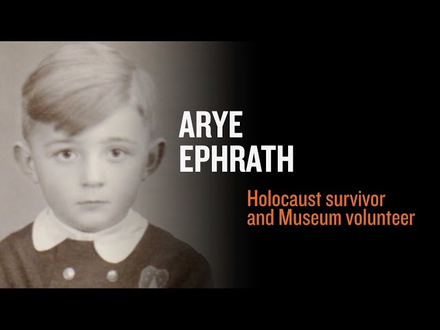 Eyewitness to History: Holocaust Survivor Arye Ephrath