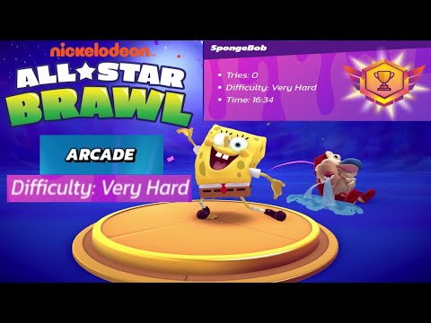 Nickelodeon All Star Brawl - Arcade Mode (Very Hard)