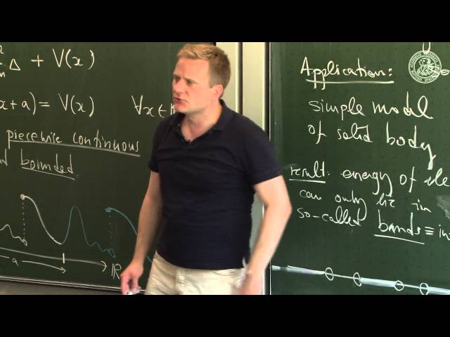 Periodic potentials - L20 - Frederic Schuller