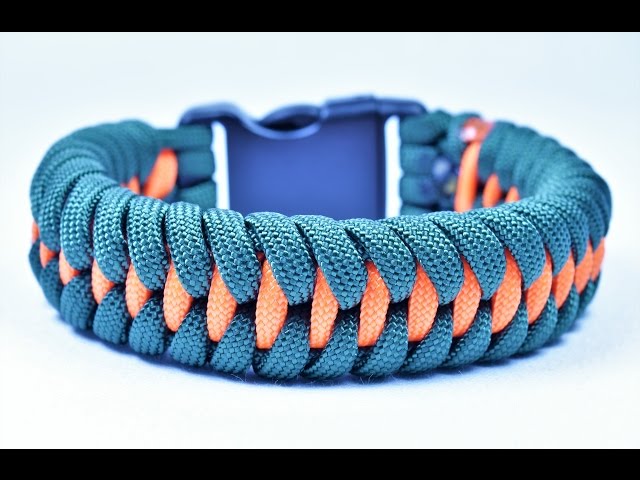 How to make the "Dragon Teeth" Paracord Survival Bracelet - Bored Paracord