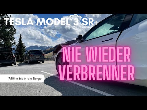 750km Roadtrip mit Tesla Model 3 SR+ von Berlin  nach Fiss in Österreich