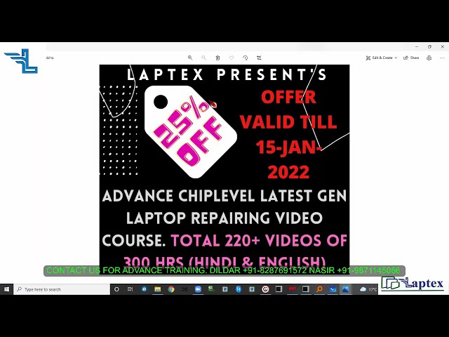 LENOVO IDEAPAD 3 10th Gen Common Fault HINDI | NM D031 | Online Chiplevel Laptop Repair Video Course