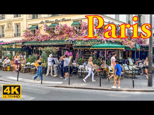 Paris, France 🇫🇷 -  Paris Summer 2023 - 4K HDR Walking Tour | Paris 4K | A Walk In Paris