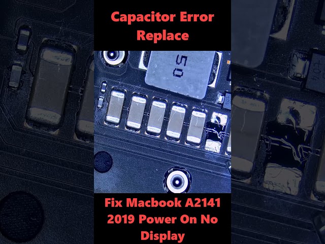 Fix Macbook A2141 2019 Power On No Display #shorts
