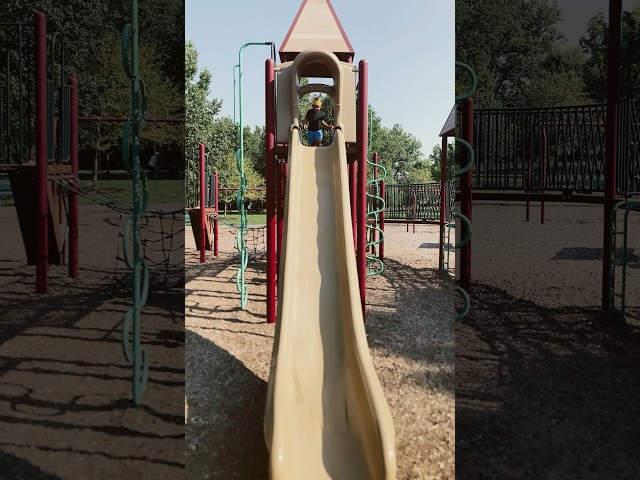 My toddler tries the big slide! #kidsvideo #toddlers #blippi #pawpatrol #preschool