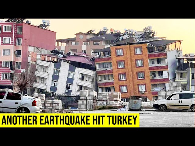 Turkey hit by two more powerful earthquakes two weeks after disaster.