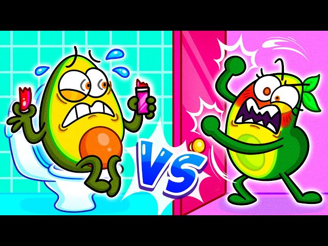Boys VS Girls Challenges | Funny Relatable Situation in Relationship by Avocado Couple Vlogs 🥑🥑