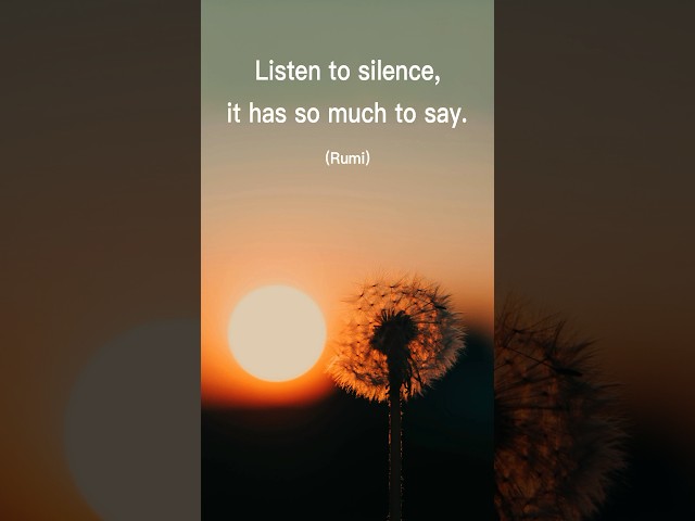 Listen to Silence