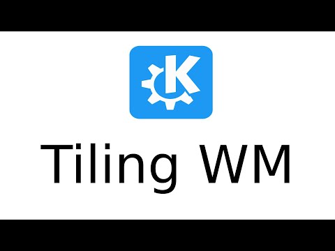 Configure KDE to function like a tiling WM