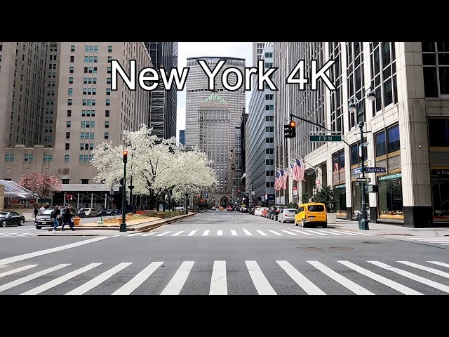 New York, NY, USA 2024 | Driving Tour Downtown | Park Ave To FDR | Slow TV | 4K