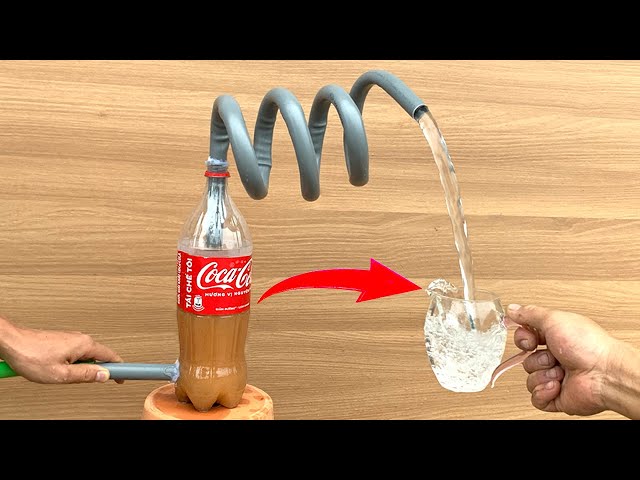 Why didn't I know this technique sooner! The fastest way to clean water with pvc pipes and bottles