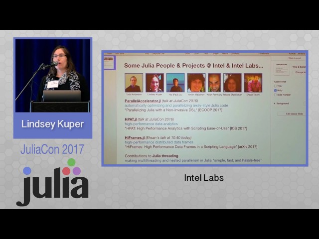Intel Labs | Lindsey Kuper | JuliaCon 2017