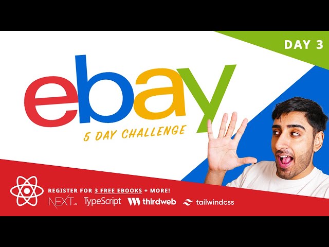 🔴 EBAY 5-Day Challenge | Day 3 - Minting NFTs & Listings/Auctions (Next.js 13, TypeScript, Thirdweb)