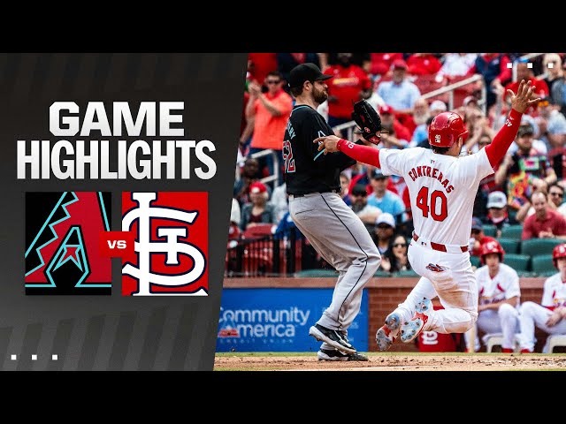 D-backs vs. Cardinals Game Highlights (4/24/24) | MLB Highlights