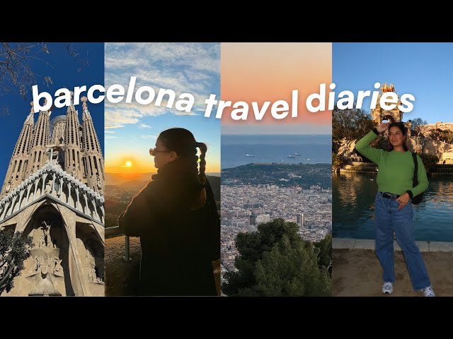 BARCELONA VLOG | 3 day couple's trip | exploring sagrada familia, las ramblas & yummy restaurants