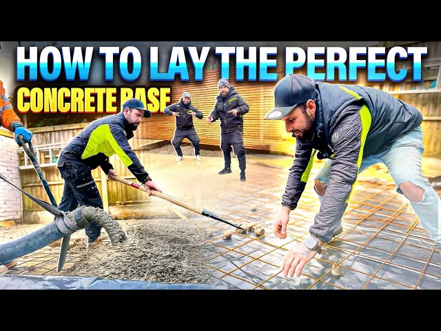 How To Build A Concrete Base For Your Shed/Garden Room