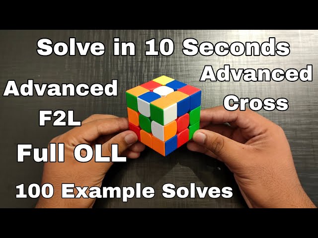 100 Example Solves of Rubik's Cube