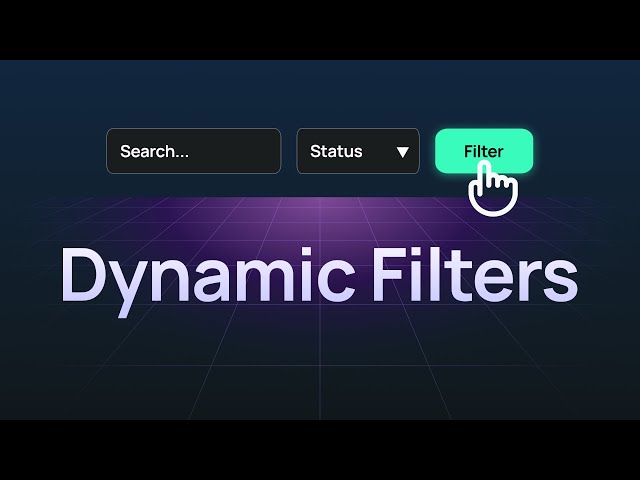 Using filters to dynamically display content (Airtable example)