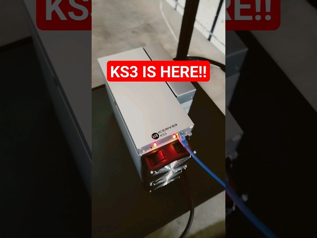 KS3 Arrived! - Kaspa Miner #shorts #kaspa #cryptomining