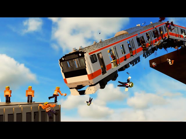 Realistic TRAIN Crashes/Destruction 😱 Teardown