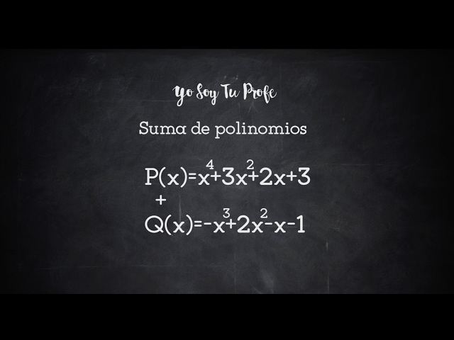 Suma de polinomios (Videotutorial)